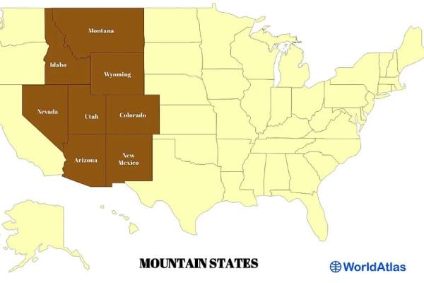 Sziklás Hegység államai